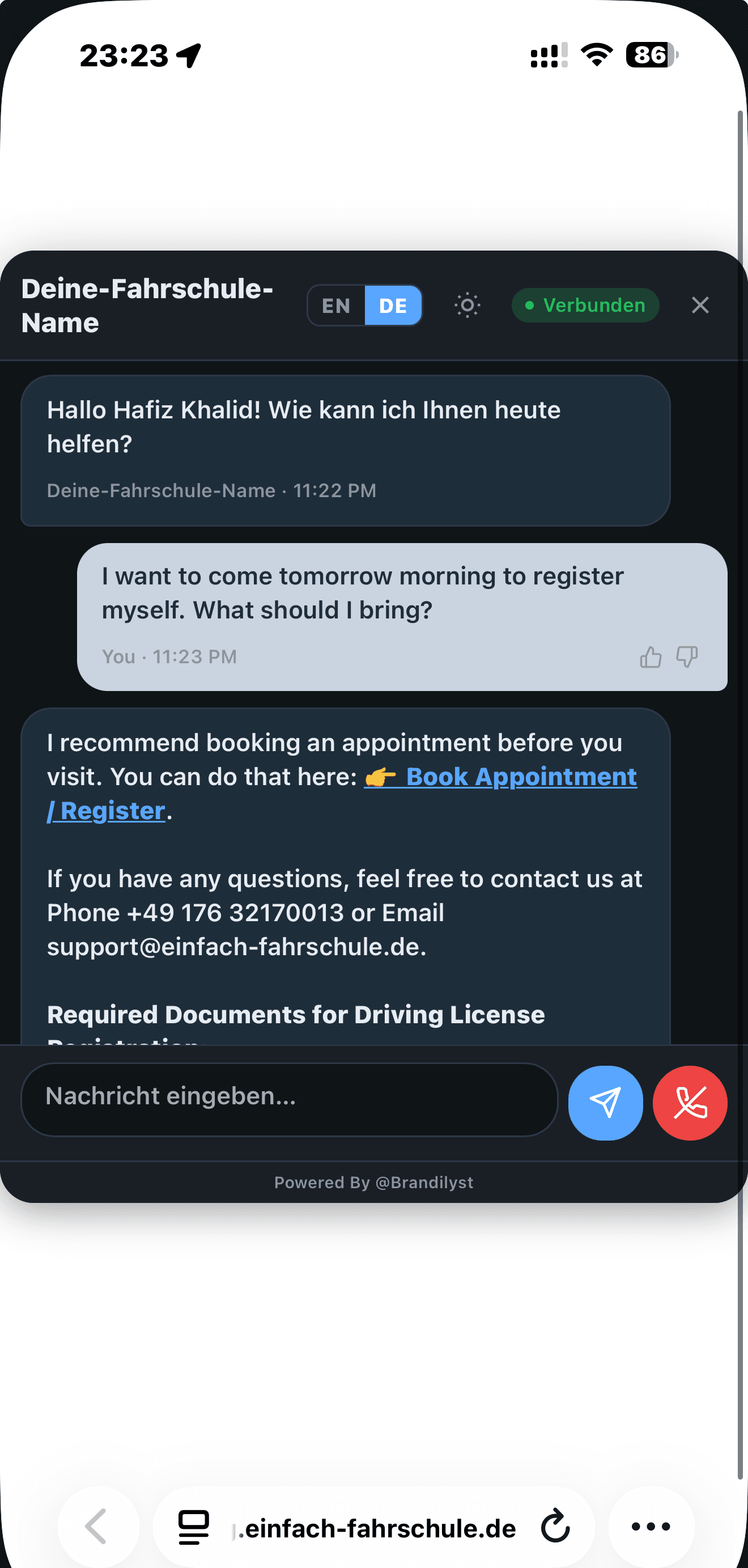 Chatbot auf dem Smartphone – 24/7 Erreichbarkeit